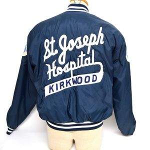 Vintage St Louis Missouri Blue Bomber Jacket